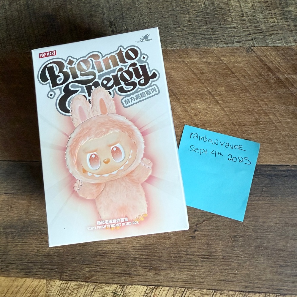 Labubu V3 Big Into Energy – Loyalty – Sealed Blind Box Pop Mart Canada